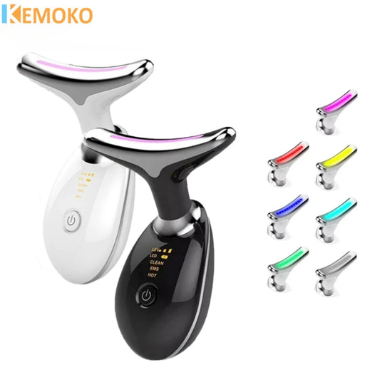 7-Color EMS Neck & Face Massager