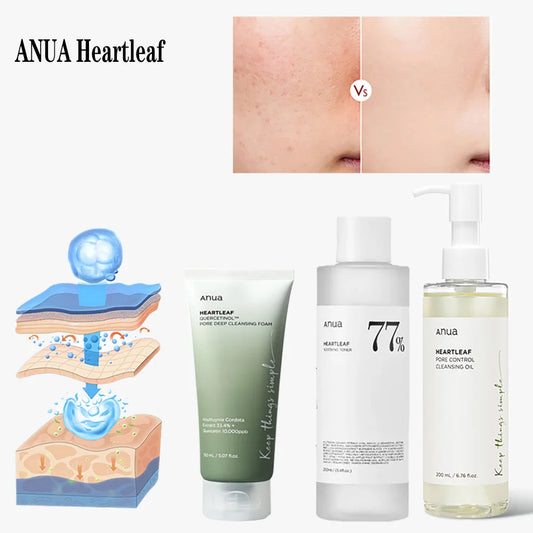 Anua Heartleaf 77 Toner & Cleanser